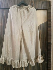 Embellished Pleated Kurti with Plazoo