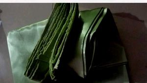 Olive Green Silk Dress Material 4 mtr