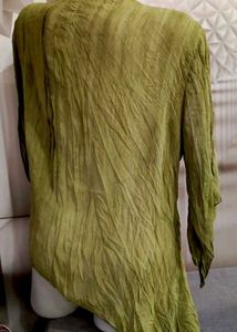 Embellished Green Y2k kurti 20s vibe.