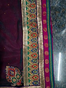 Half saree modeled sare