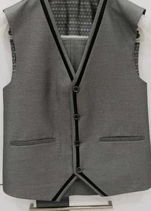 Men's Grey Three Piece Formal Suit
