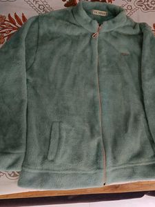 Fuzzy Green Jacket