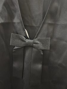 H&amp;M Chic Black Bow Back Dress