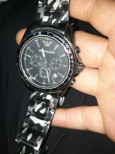 Emporio Armani Camouflage Chronograph Watch