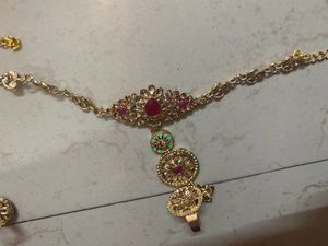 Mint And Ruby Pink Bridal set