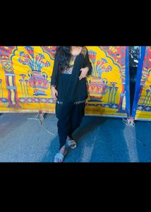 Elegant Black Kurta Set with Dupatta