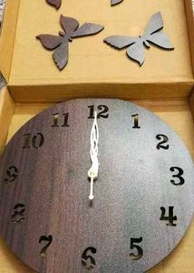 Wall Clock-001 Wenge 25x25cm