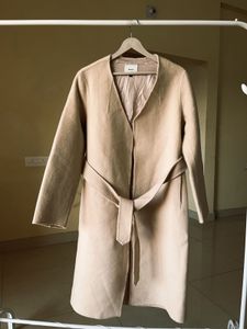 Elegant Beige handmade Trench Coat