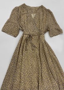 Floral Midi Wrap Dress