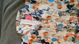 Abstract Floral Button-Down Dress Size -s