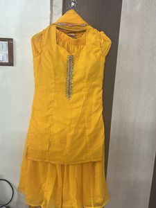 Haldi Special Sharara Suit