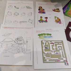 FLASH CARDS ... STENCILS..RHYMES BOOK