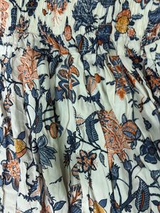 Floral Print Skirt