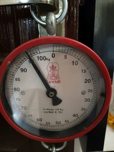 Commercial Hanging 100 Kg Red colour Weighing Sc