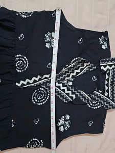 Black Collared Top