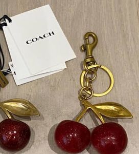 Coach Cherry Bag Charm