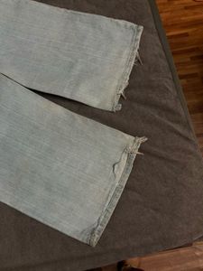 Light Wash Wide Leg Jeans