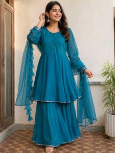 beautiful Kurti with lehenga