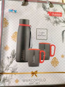 Dubblin Marcpolo Gift Set/Bottle and Mug Set