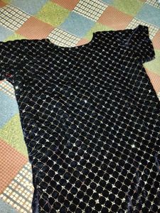 Sparkling Velvet Kurta for Women