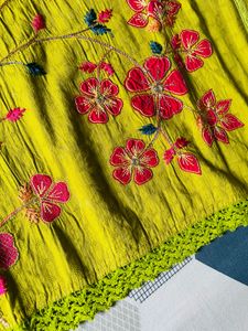 purchased from shoppers stop Vibrant Embroidered K