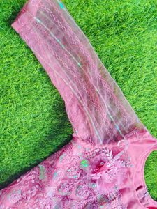 Sparkling Magenta Pink Princess Gown