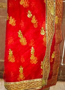 Red &amp; Gold Lehenga Choli Set