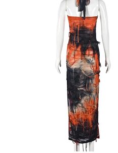 Boho Chic Tie-Dye Maxi Dress