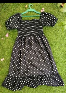 Polka Dots Flare Dress