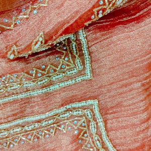 Elegant party wear unstiched suit, dress material