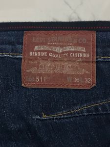 levis 511 Classic Blue Denim Jeans