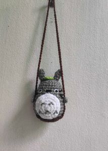 Cute Totoro Crochet car hanging