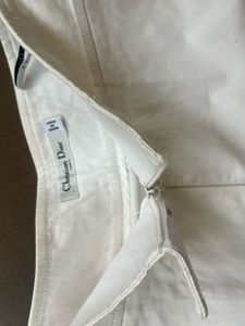 White High-Waisted Denim Shorts