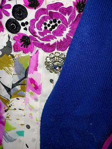 Chic Floral &amp; Patchwork Top SET OF 2