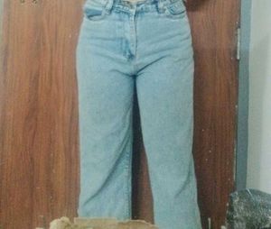 Light Wash Wide Leg Jeans