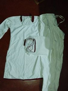 Traditional White Kurta Pajama Set