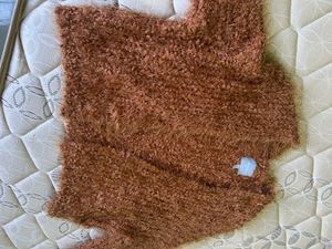 Cozy Brown Fuzzy Knit Cardigan