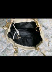 Cute Cream Heart Tote Bag