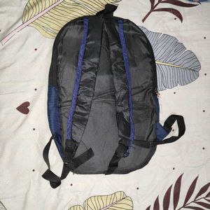 Durable Black &amp; Blue Backpack for Everyday Use