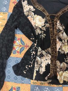 Bohemian Floral Lace Long Sleeve Top
