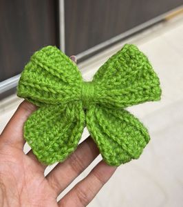 Handmade Crochet Bow Clip