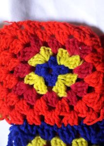 Wool Granny Square Balaclava