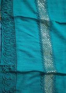 Elegant Teal Kurta with Sequins