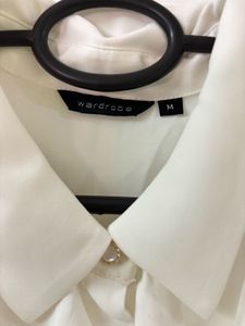 White Ruffled Shirt