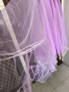 💜Lavendar Lehenga set,Embroidered