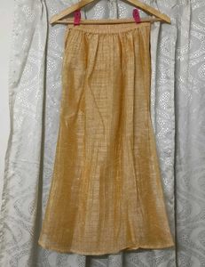 Elegant Orange &amp; Gold Indian Outfit for Kids