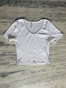 Classic White V-Neck T-Shirt