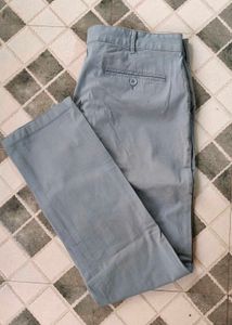 Men's Light Blue Casual Trousers