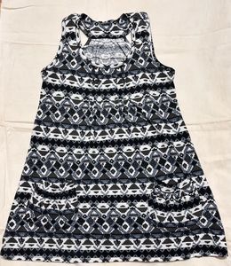 Patterned Casual Dress