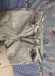 Washed Out Wide Leg Jeans